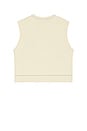 view 4 of 5 Found Floral Embroidered Knit Vest in Cream