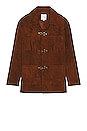 view 1 of 5 Suede Fringe Jacket in Tan