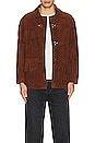 view 5 of 5 Suede Fringe Jacket in Tan
