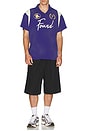 view 5 of 5 Found Premier League Jersey in Eggplant & Cream