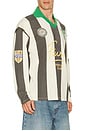view 2 of 6 Striped Sport Long Sleeve Jersey in Faded Black & Off-white