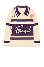 view 5 of 5 Knit Jersey in Cream & Purple