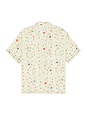view 2 of 3 Multi Floral Camp Shirt in Cream