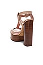 view 3 of 5 Caged Platform Heel in Cameo Calf