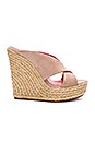 view 1 of 5 MULES COMPENSÉES in Face Suede