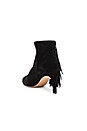 view 3 of 5 Fringe Bootie in Suede Black
