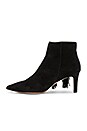 view 5 of 5 Fringe Bootie in Suede Black