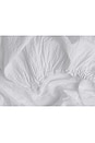 view 2 of 2 Linen Fitted Sheet in White