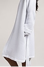 view 3 of 3 Waffle Robe in White