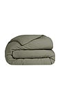 view 1 of 1 Linen Duvet Cover in Moss