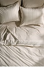 view 2 of 2 Duvet Cover in Bone Stripe