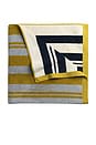 view 1 of 2 SERVIETTE DE PLAGE CASITA in Citron & Sky