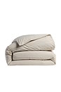 view 1 of 1 FUNDA NÓRDICA DE ALGODÓN CEPILLADO BRUSHED COTTON DUVET COVER in Bone Stripe