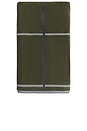 view 1 of 1 Organic Plush Bath Towel in Thyme Windowpane