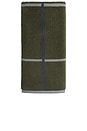view 1 of 1 Organic Plush Hand Towel in Thyme Windowpane