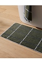 view 4 of 4 Organic Plush Tub Mat in Thyme Windowpane