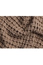 view 2 of 4 Waffle Cotton Throw in Mink