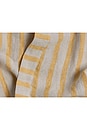 view 2 of 3 Linen Stripe Robe in Natural & Yellow