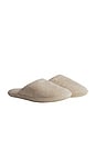 view 1 of 3 Classic Turkish Cotton Slippers in Bone