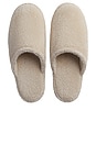 view 2 of 3 Classic Turkish Cotton Slippers in Bone