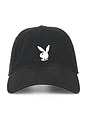 view 1 of 3 Adjustable Rabbit Head Logo Hat in Black