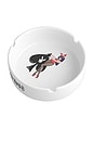 view 1 of 1 Ace of Spades Ashtray in White