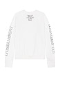 view 2 of 3 Dice Crew Sweatshirt in White