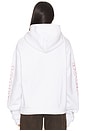 view 3 of 4 USA Hoodie in White