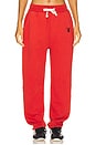 view 4 of 7 Logo Hoodie and Sweatpant Set in Red