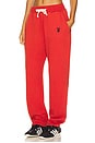 view 6 of 7 Logo Hoodie and Sweatpant Set in Red