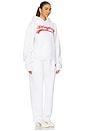 view 2 of 10 ENSEMBLE SWEAT À CAPUCHE ET PANTALON LOGO in White