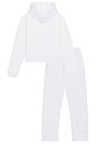 view 2 of 10 CONJUNTO DE MOLETOM COM CAPUZ LOGO in White