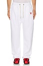 view 8 of 10 CONJUNTO DE MOLETOM COM CAPUZ LOGO in White