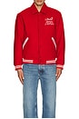 view 4 of 5 Est. LA Varsity Jacket in Red