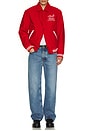 view 5 of 5 Est. LA Varsity Jacket in Red