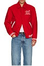 view 5 of 5 Est. LA Varsity Jacket in Red