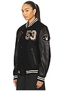 view 3 of 6 53 Premium Varsity Jacket in Black