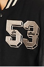 view 5 of 6 53 Premium Varsity Jacket in Black
