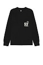 view 2 of 3 53 Long Sleeve Tee in Black