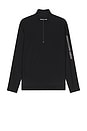 view 5 of 5 Web Tech Quarter Zip in Black