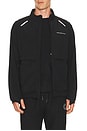 view 1 of 4 Padded Front Zip Jacket in Black