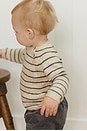 view 3 of 4 Kids Ace Knit Sweater in Indigo Stripe
