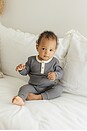 view 3 of 4 Kids Ribbed Legging in Indigo