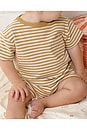 view 7 of 7 SET DE CAMISETA Y SHORT in Honey Stripe