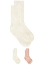 view 1 of 3 Kids Socks Set in Natural