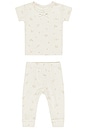view 1 of 1 Kids Pointelle Tee & Legging Set in Ivory