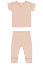 view 1 of 1 Kids Pointelle Tee & Legging in Melon