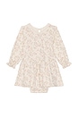 view 1 of 2 Kids Tiered Jersey Dress in Natural