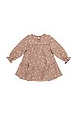 view 2 of 2 Kids Tiered Jersey Dress in Rose Ditsy