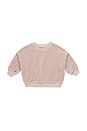 view 1 of 3 Kids Velour Relaxed Sweatshirt in Blush